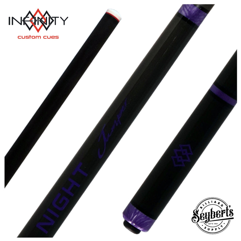 Infinity Night Jumper Carbon Fiber Jump Cue - Purple