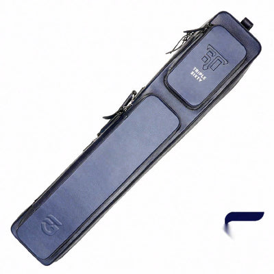 Triple 60 Fedor Gorst Limited 4X8 Custom Two-Tone Blue Leather Butterfly Soft Cue Case - Progressive