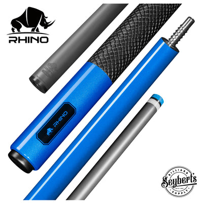 Rhino Luminax Series Ocean Blue Pool Cue with Sport Wrap - RCLUMSWOBL125