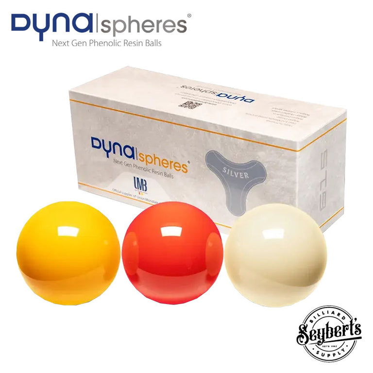 Dynaspheres Silver 615 Carom Ball Set