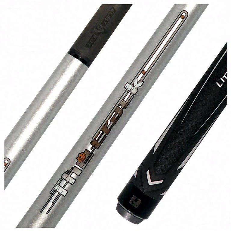 Little Monster Classic Silver Impact Break Cue with Carbon Fiber Shaft