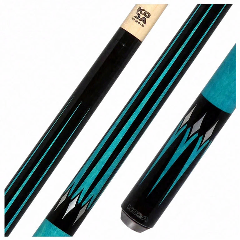 KODA Black with Teal Points Graphic No Wrap Play Cue