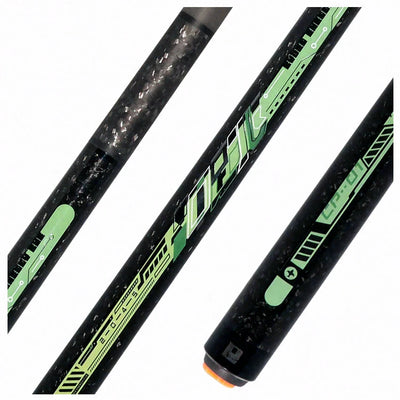 Little Monster Cyber Energy Environment Green No Wrap Break/Jump Cue with Carbon Fiber Shaft