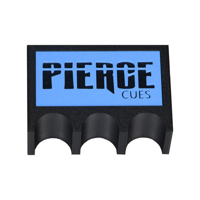 Pierce Custom Cues Black and Green 3 Cue Holder - JPCH3BKGR