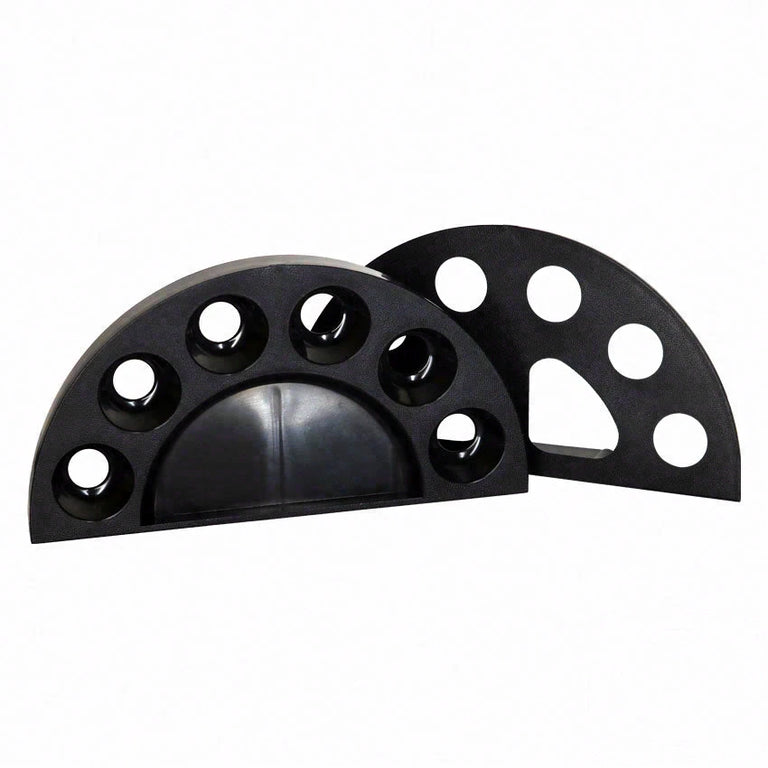 Poolgods Half Moon Wall Mount 6 Cue Rack