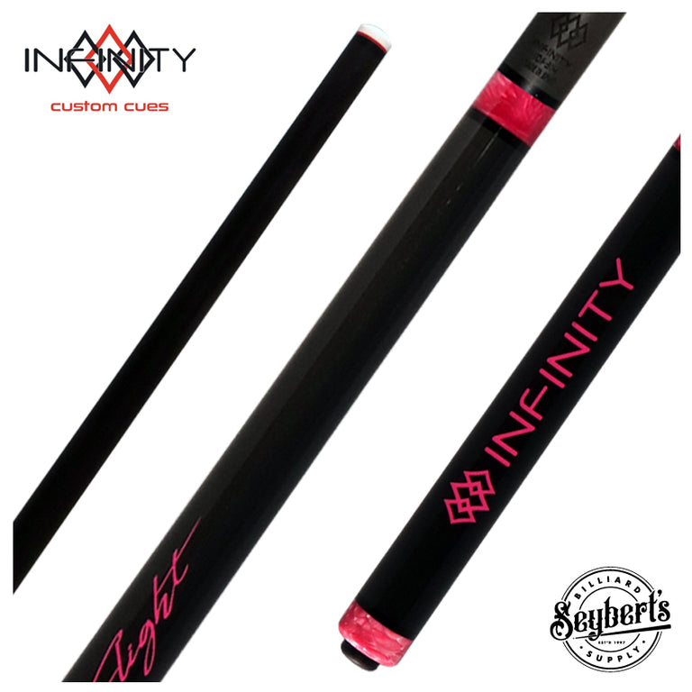 Infinity Dragon Flight Carbon Fiber Long Jump Cue - Pink