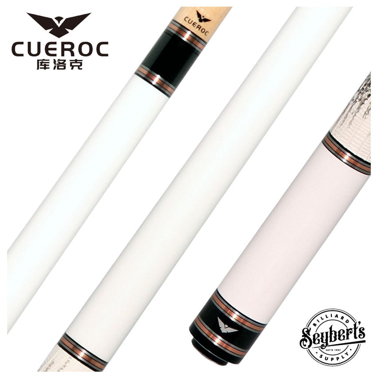 Cueroc Galaxy 2 White Colored Maple Pool Cue with Ring-Tailed Lizard Wrap