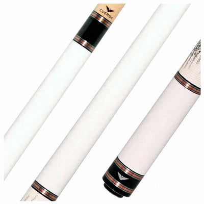Cueroc Galaxy 2 White Colored Maple Pool Cue with Ring-Tailed Lizard Wrap