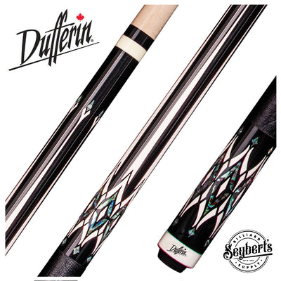 Dufferin Off White and Silver Overlay Play Cue - D-SE45