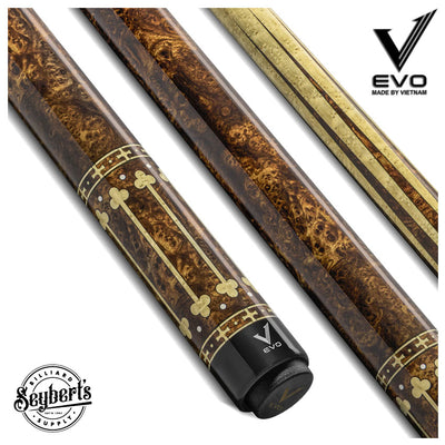 EVO Royale Gilded Oak No Wrap Pool Cue