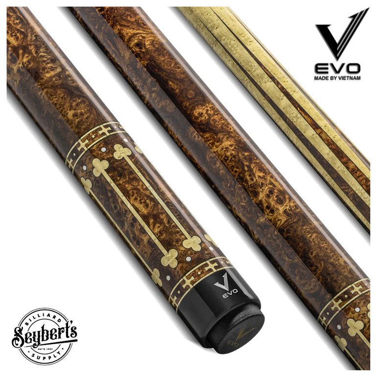 EVO Royale Gilded Oak No Wrap Pool Cue