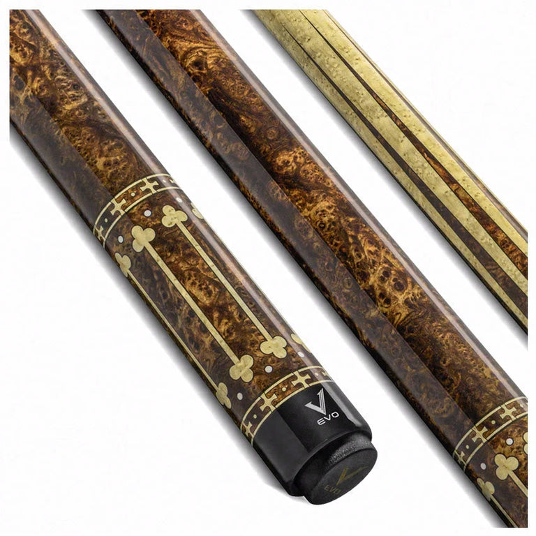 EVO Royale Gilded Oak No Wrap Pool Cue
