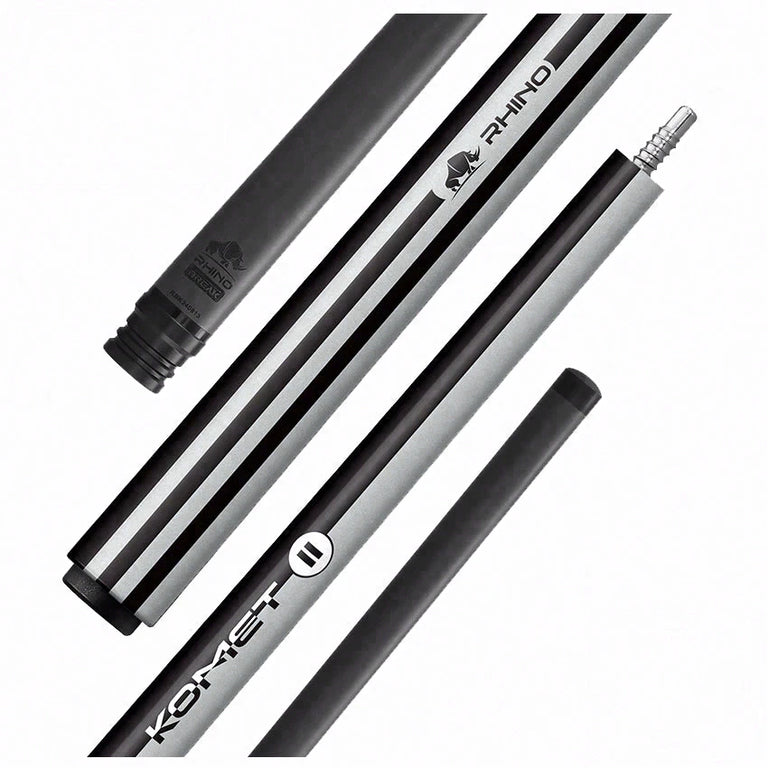 Rhino Komet II Series Charcoal Gray No Wrap Carbon Break Cue