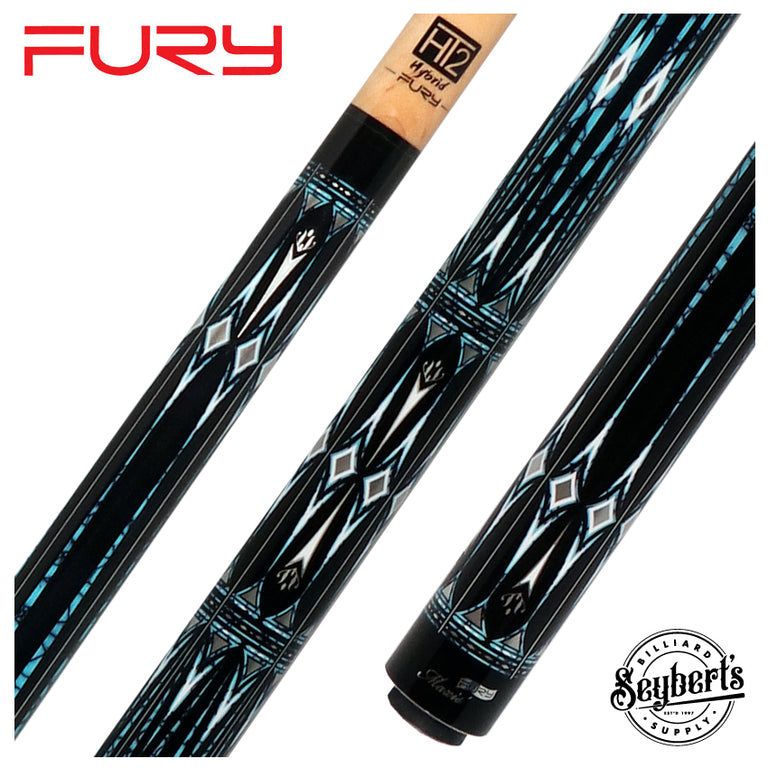 Fury Graphic No Wrap Cue | FREE 1x1 Case, Glove, and Chalk - FULC6