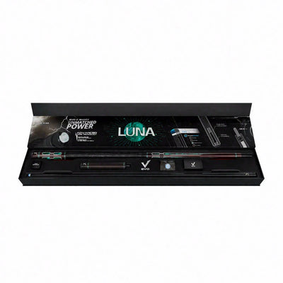 EVO Luna Malachite Eclipse Leather Wrap Pool Cue Maxbing Edition