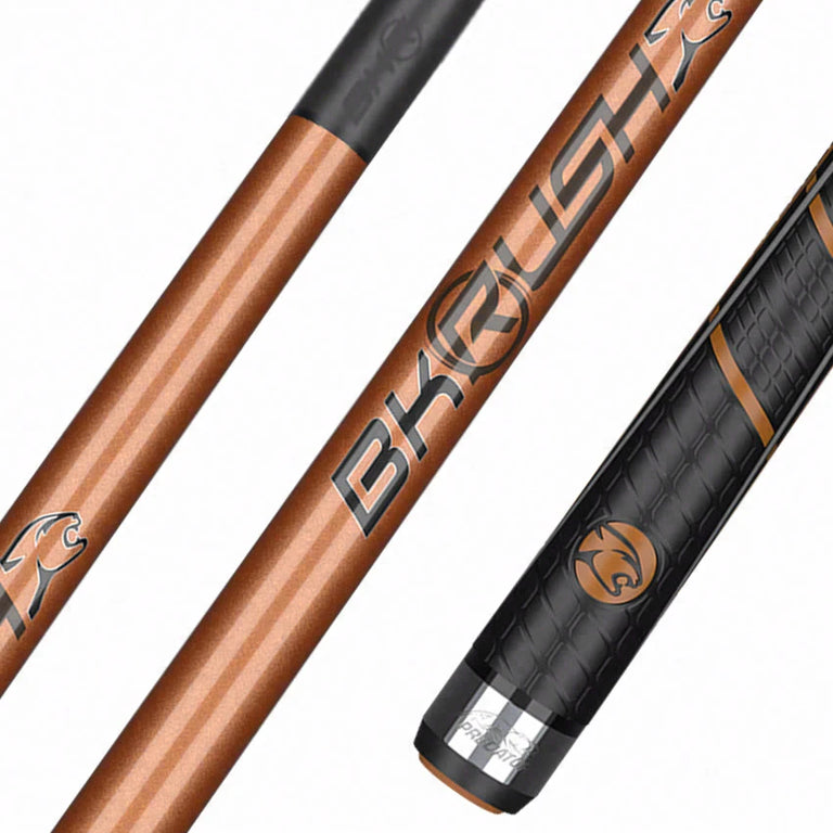 Predator BK RUSH Sport Wrap Break Cue - Tiger Eye Rose Gold