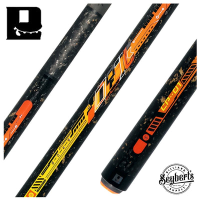 Little Monster Cyber Energy Sunshine Orange No Wrap Break/Jump Cue with Carbon Fiber Shaft