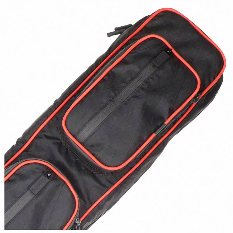 Becue Arax 4x8 Soft Butterfly Cue Case - Red