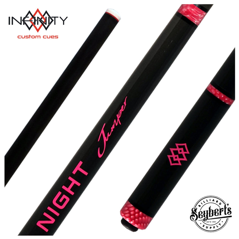 Infinity Night Jumper Carbon Fiber Jump Cue - Pink