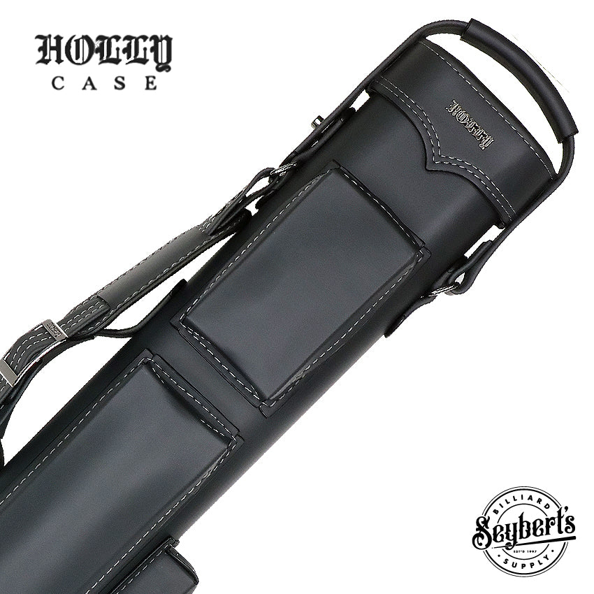 Holly Reborn 3x5 Hard Pool Cue Case - Gray - Seybert's Billiards