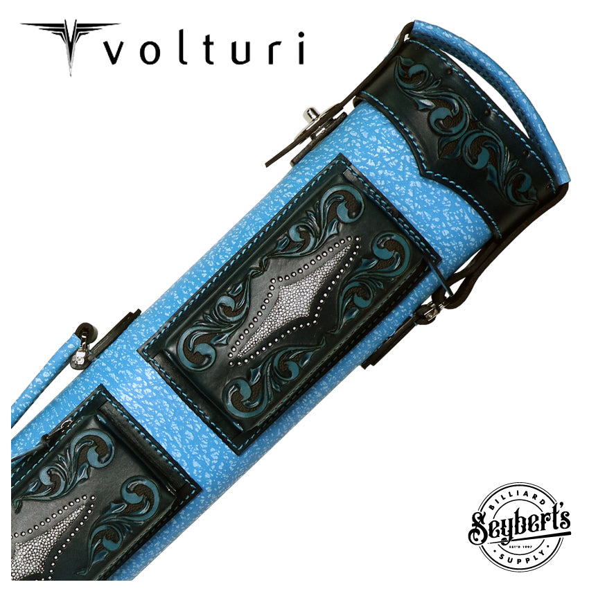 ビリヤード　キューケース　ヴォルツーリ volturi 4B8S パープル Volturi ヴォルツーリ Flower 2x4 ブラック×レッド｜ビリヤード 通販