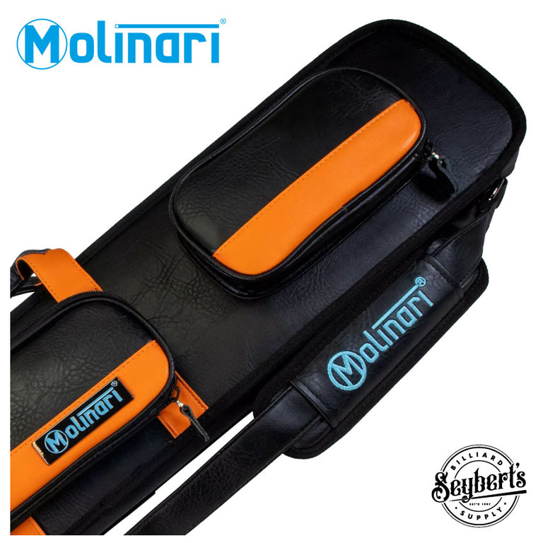 Molinari Classic Butterfly 3x6 Soft Case - Black / Orange