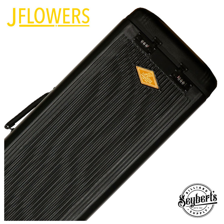 J Flowers Black 27x26 Hard Dealer Rolling Pool Cue Case - JFC2726BK