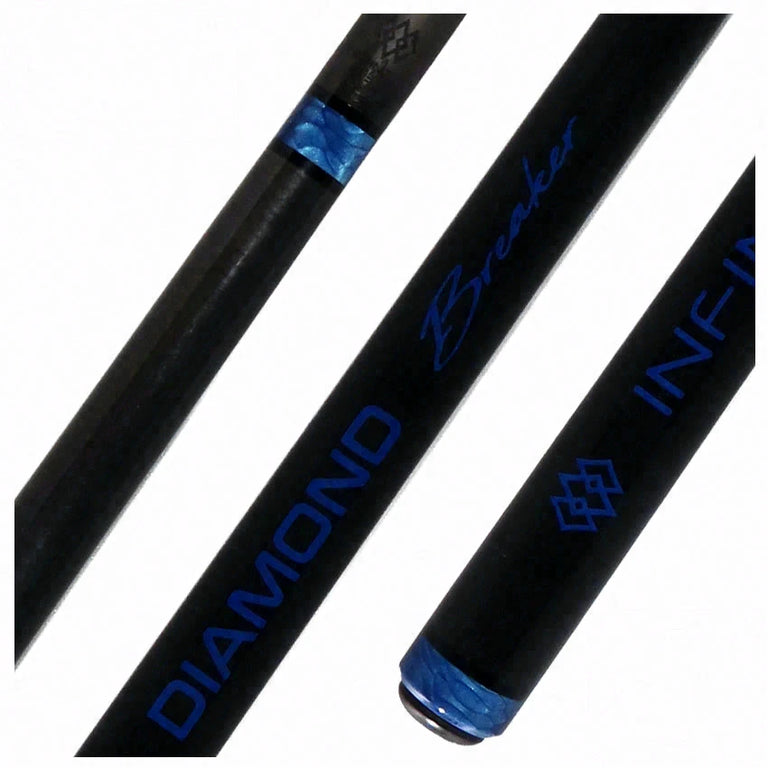 Infinity Diamond Breaker Carbon Fiber Break Cue - Blue
