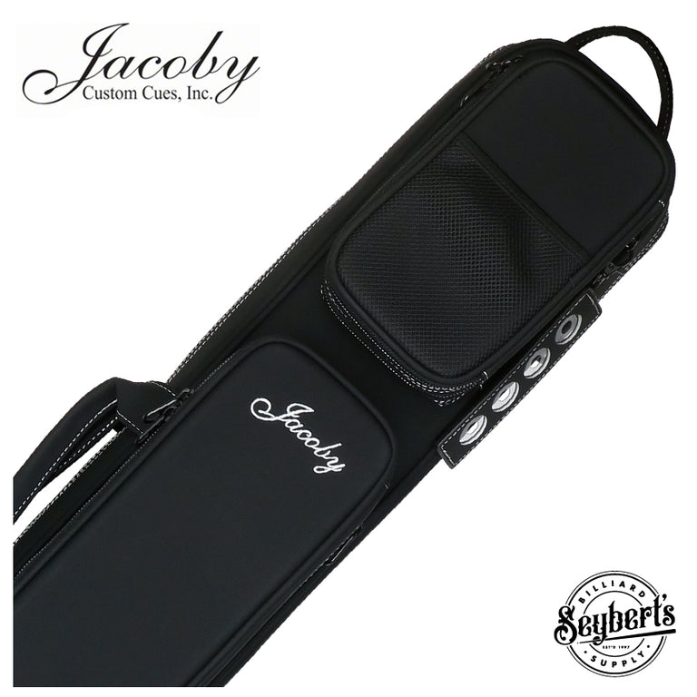Jacoby Silver Fox Butterfly 2.0 Grey 4x8 Soft Pool Cue Case - JCSFB4X8GY