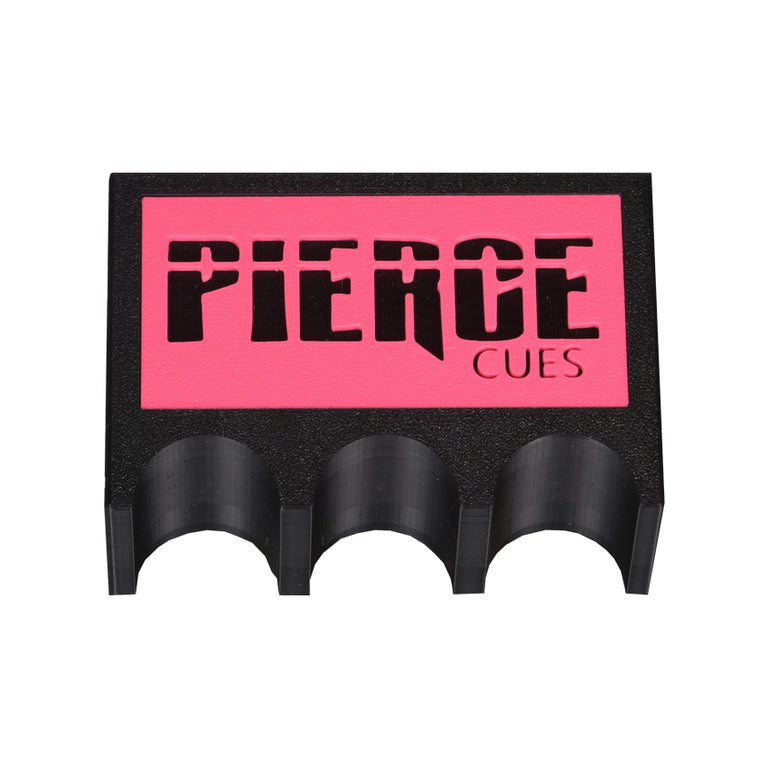 Pierce Custom Cues Black and Green 3 Cue Holder - JPCH3BKGR