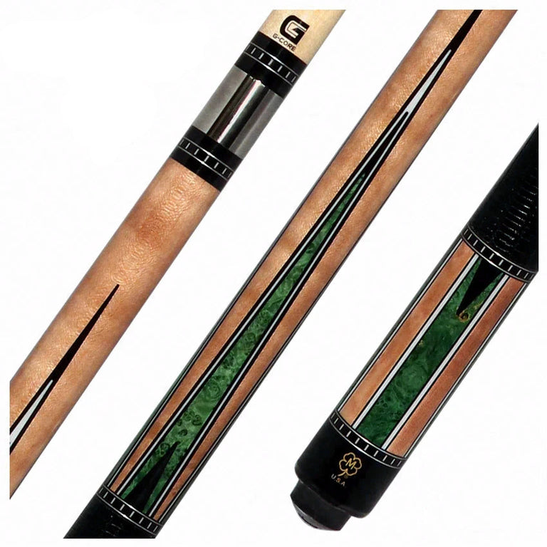 McDermott 50th Anniversary Series Birdseye Maple Cue with G-Core Shaft and Commemorative 1x1 Case