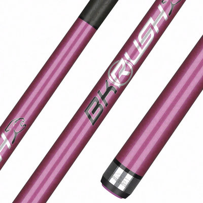 Predator BK RUSH No Wrap Break Cue - Pink and Silver