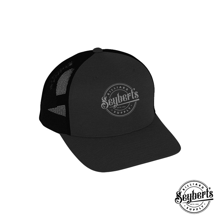 Seybert's  Heather Snapback Trucker Hat with Embroidered Logo