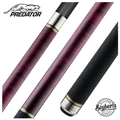Predator 10K Purple Play Cue with Luxe Leather Wrap