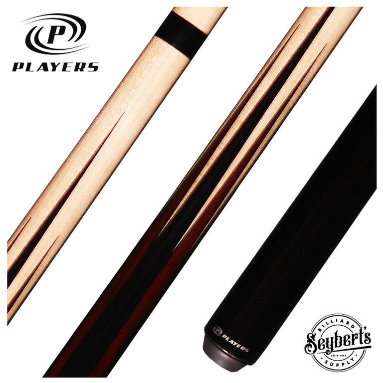 Players Sneaky Pete Series Birdseye 8 Point Black and Cocobolo Play Cue - SPSP15