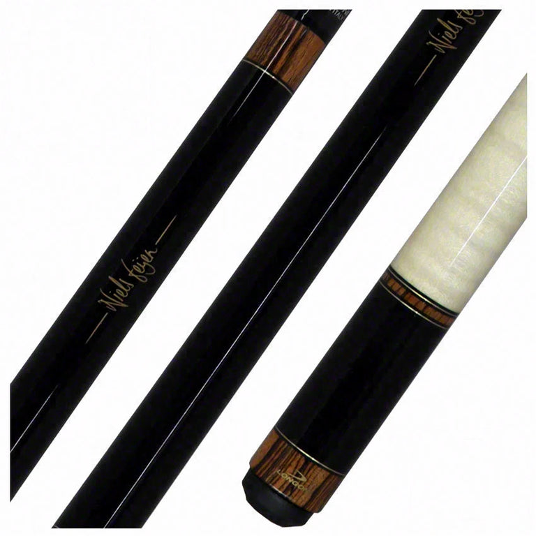Longoni Niels Fijen Sparkle Curly Pool Cue with Luna Nera American Pure Graphite Shaft - LG24704