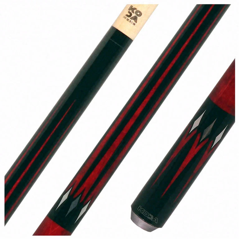 KODA Black with Red Points Graphic No Wrap Play Cue