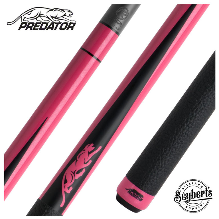 Predator Limited Edition SP2 Pink Forearm with Matte Black Points Pool Cue