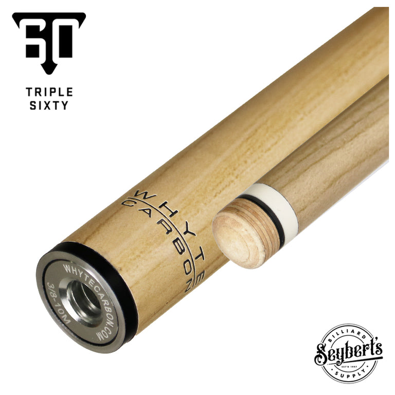 Triple 60 Whyte Carbon 3/8 x 10 Thread Modified Wood Grain Carbon Play Shaft