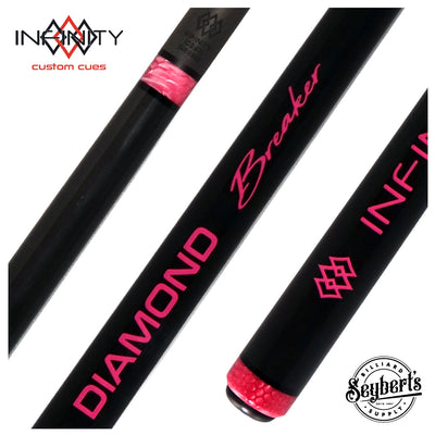 Infinity Diamond Breaker Carbon Fiber Break Cue - Pink