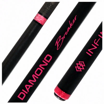 Infinity Diamond Breaker Carbon Fiber Break Cue - Pink