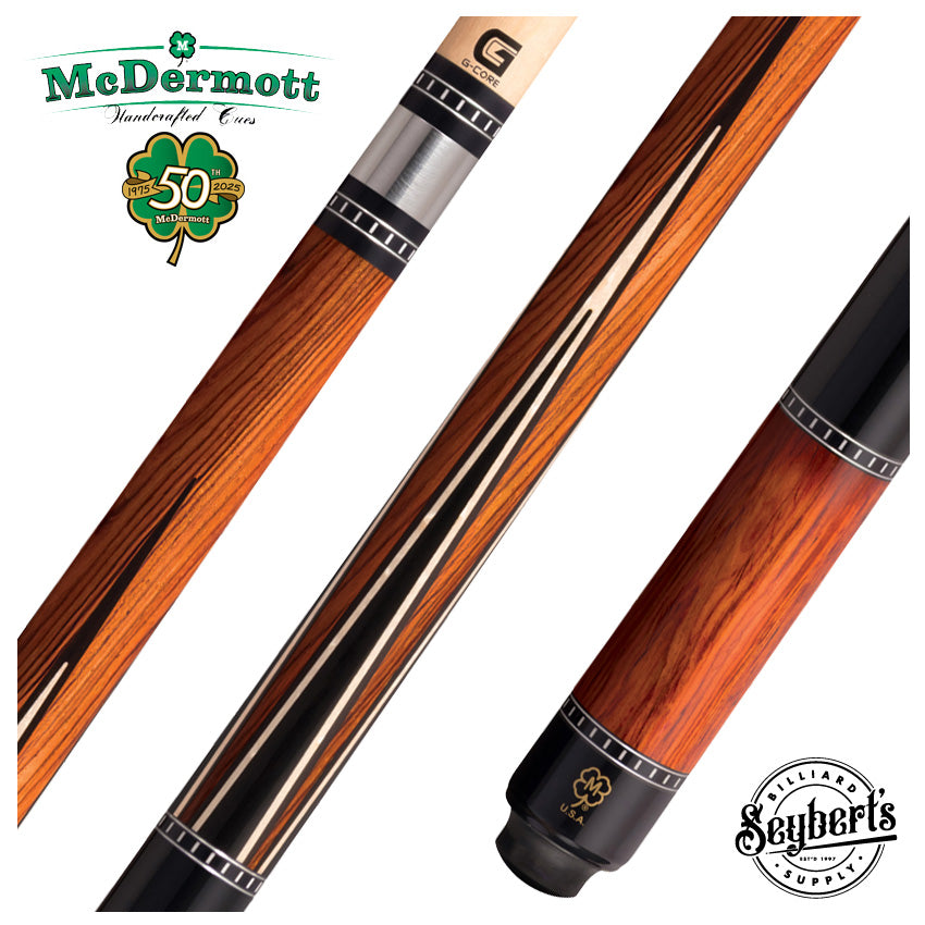 McDermott 50th Anniversary Series Cocobolo with Ebony Points Cue