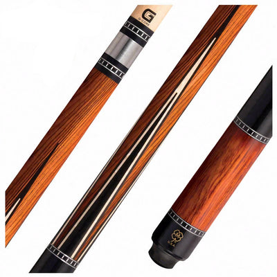 McDermott 50th Anniversary Series Cocobolo with Ebony Points Cue with G-Core Shaft and Commemorative 1x1 Case