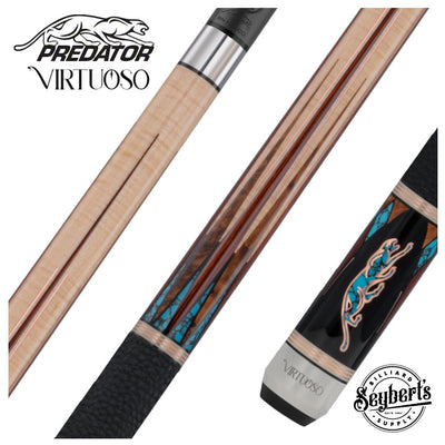 Predator Virtuoso Series Turquoise Pool Cue - Uni-Loc