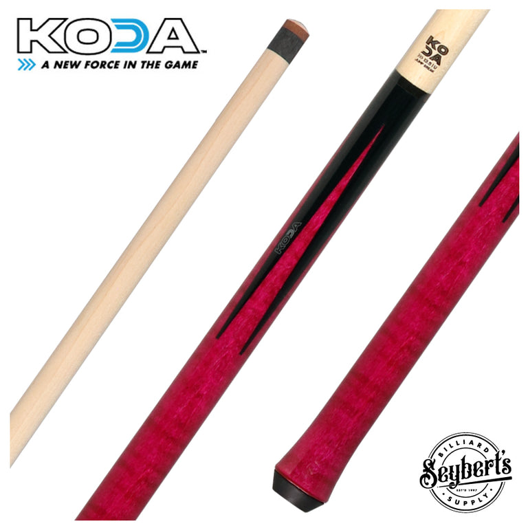 KODA Black with Pink Points Graphic Jump Cue