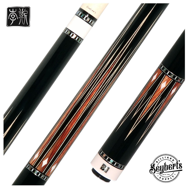 Cuelees Skyblade 2 Pool Cue  - Black Forearm