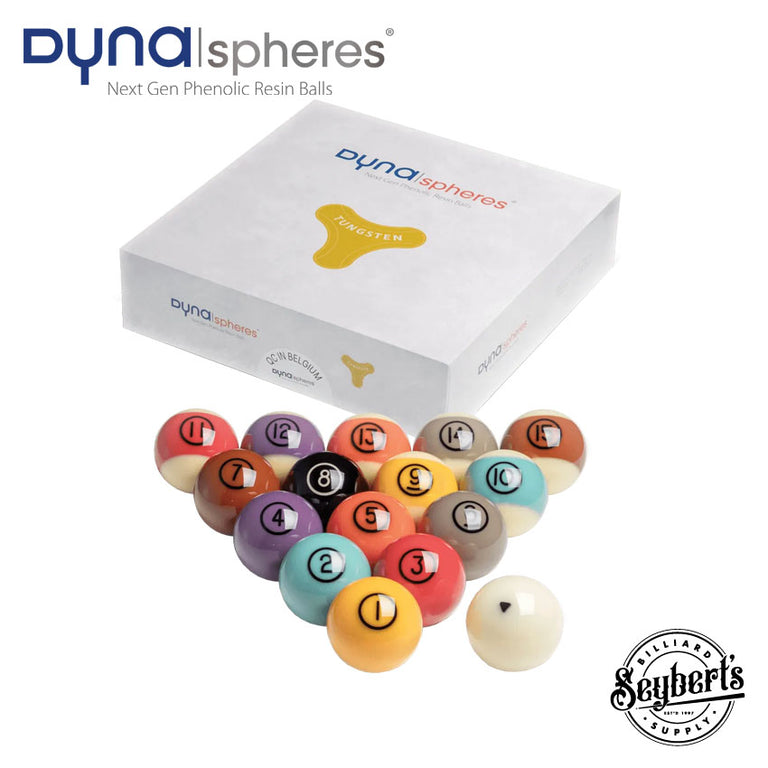 Dynaspheres Tungsten 572 Pool Ball Set
