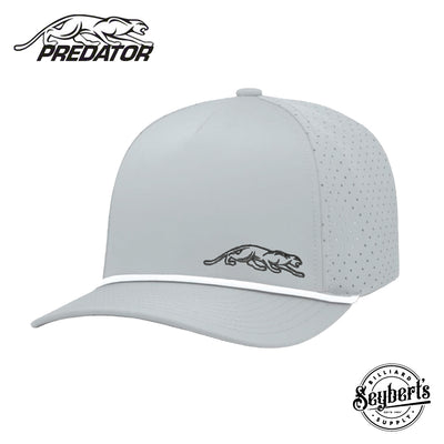 Predator Gray Laser Vent Adjustable Hat