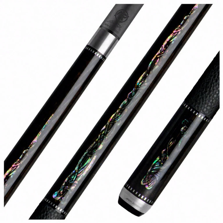 Predator Limited Edition Ebony with Gordian Knot Inlays and Luxe Leather Wrap - Radial
