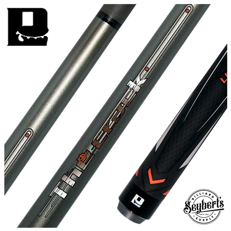Little Monster Classic Titanium Gray Impact Break Cue with Carbon Fiber Shaft